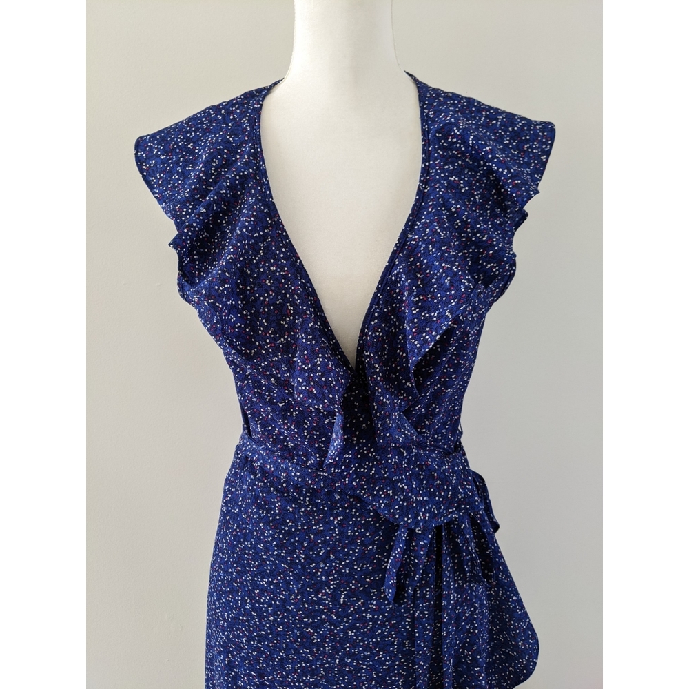 Max Studio ruffle wrap dress - Picture 2 of 7
